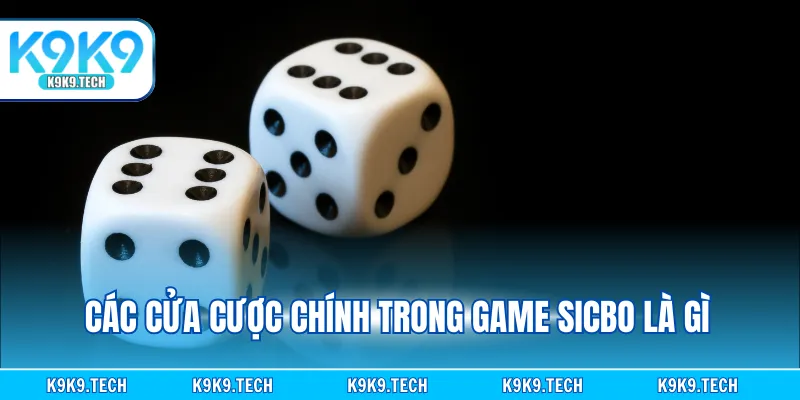 Các cửa cược chính trong game sicbo là gì
